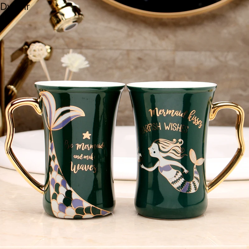 Bathroom accessories simple decal ceramic bathroom tooth brushing cup household couple mouthwash cup toiletries couple cup pair