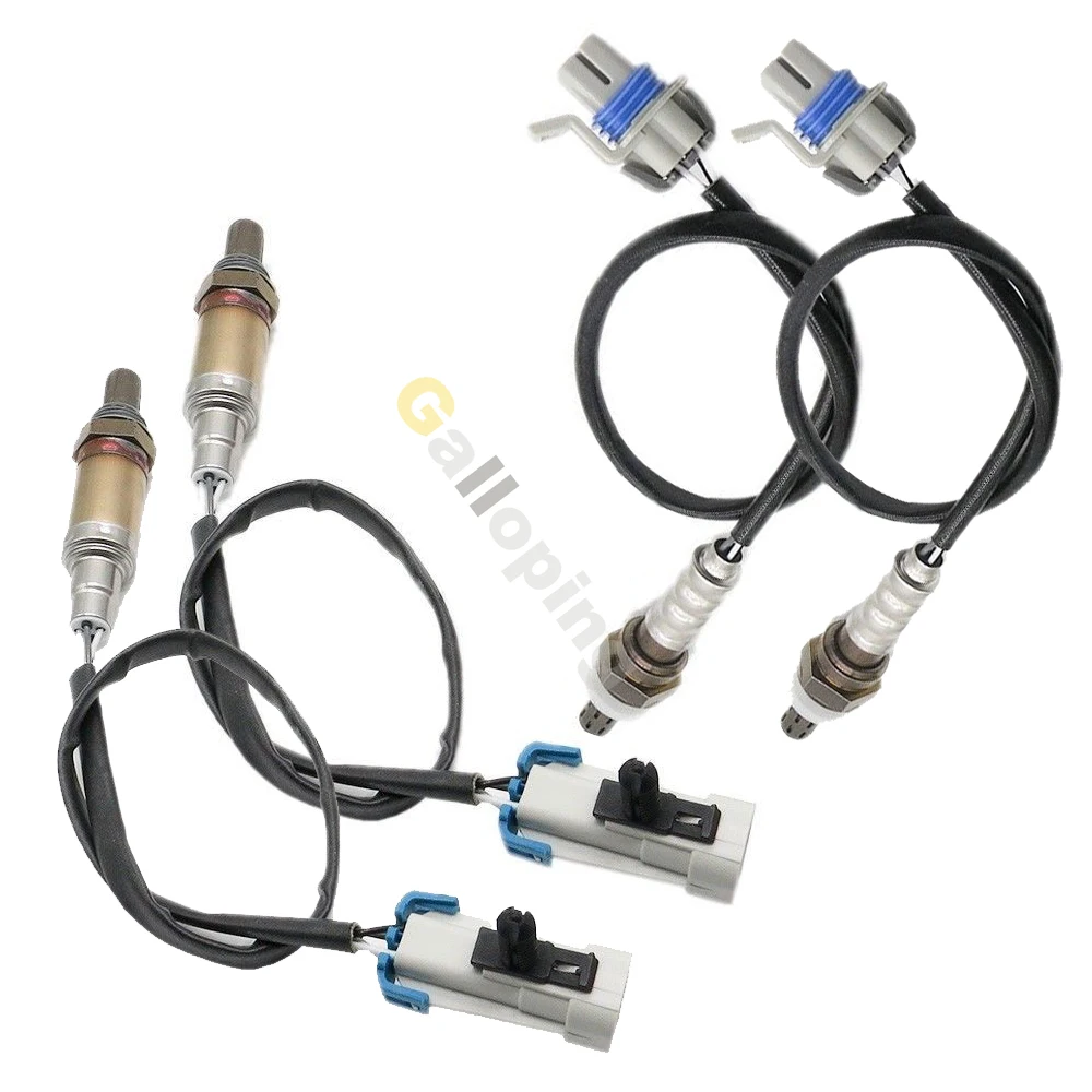 4pcs O2 Oxygen Sensor for 2008-2014 GMC Yukon 2009-2013 Cadillac Escalade 2008-2012 Chevrolet Silverado 1500 Upstream Downstream