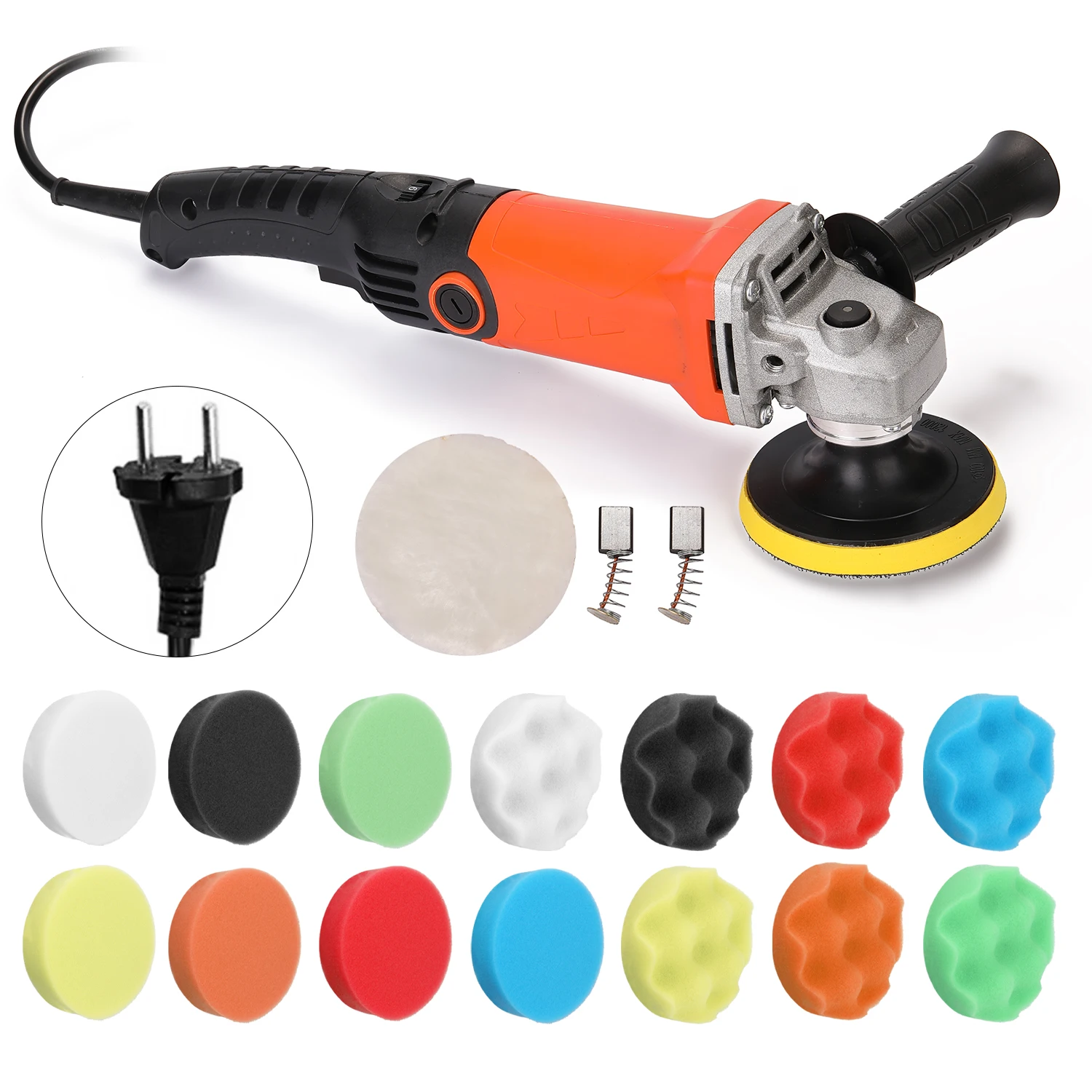 

Car Electric Polisher 1200W 220V Adjustable Speed Car Waxing Machine Automobile Furniture Polisher Polishing Machine Home Tools