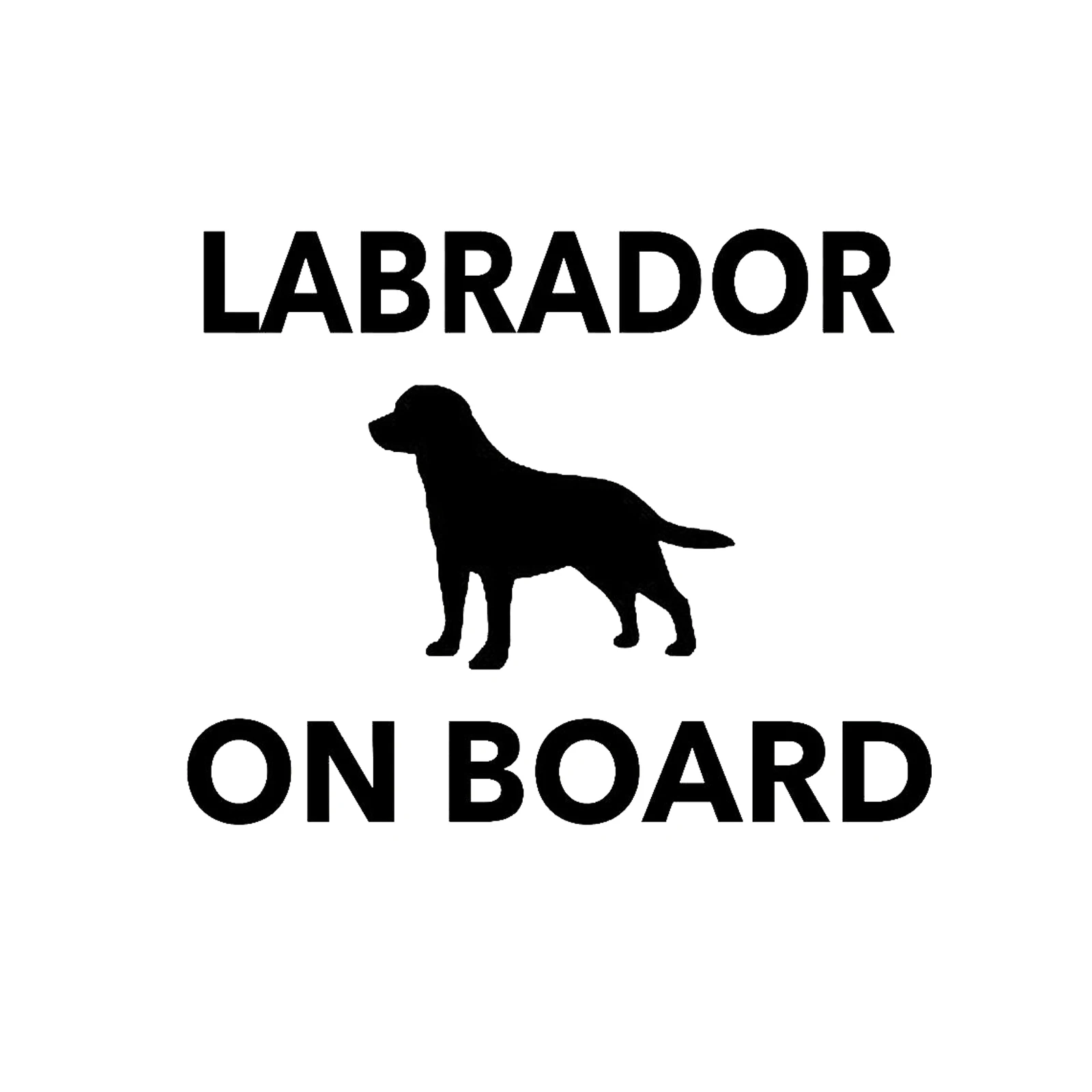 

Labrador On Board Car stickers Bumper Sticker Vinyl Decal Jdm 4x4 Funny Dog car decor