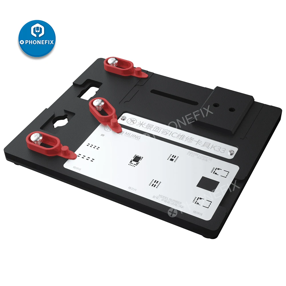 MJ K33 Mặt ID Bảo Dưỡng Đèn Cho Iphone X-11 Pro Max Mặt ID Mạng Tinh Thể Chấm Máy Chiếu Sửa Chữa BGA Reballing Trồng nền Tảng
