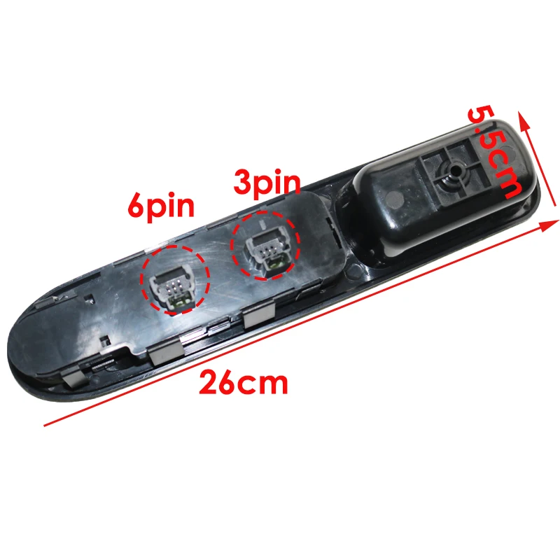 Für Peugeot 307 2007-2010 Fensterheberschalter Fensterheber-Schalterknopf Auto-Zubehör 6554.KT – Detail 4