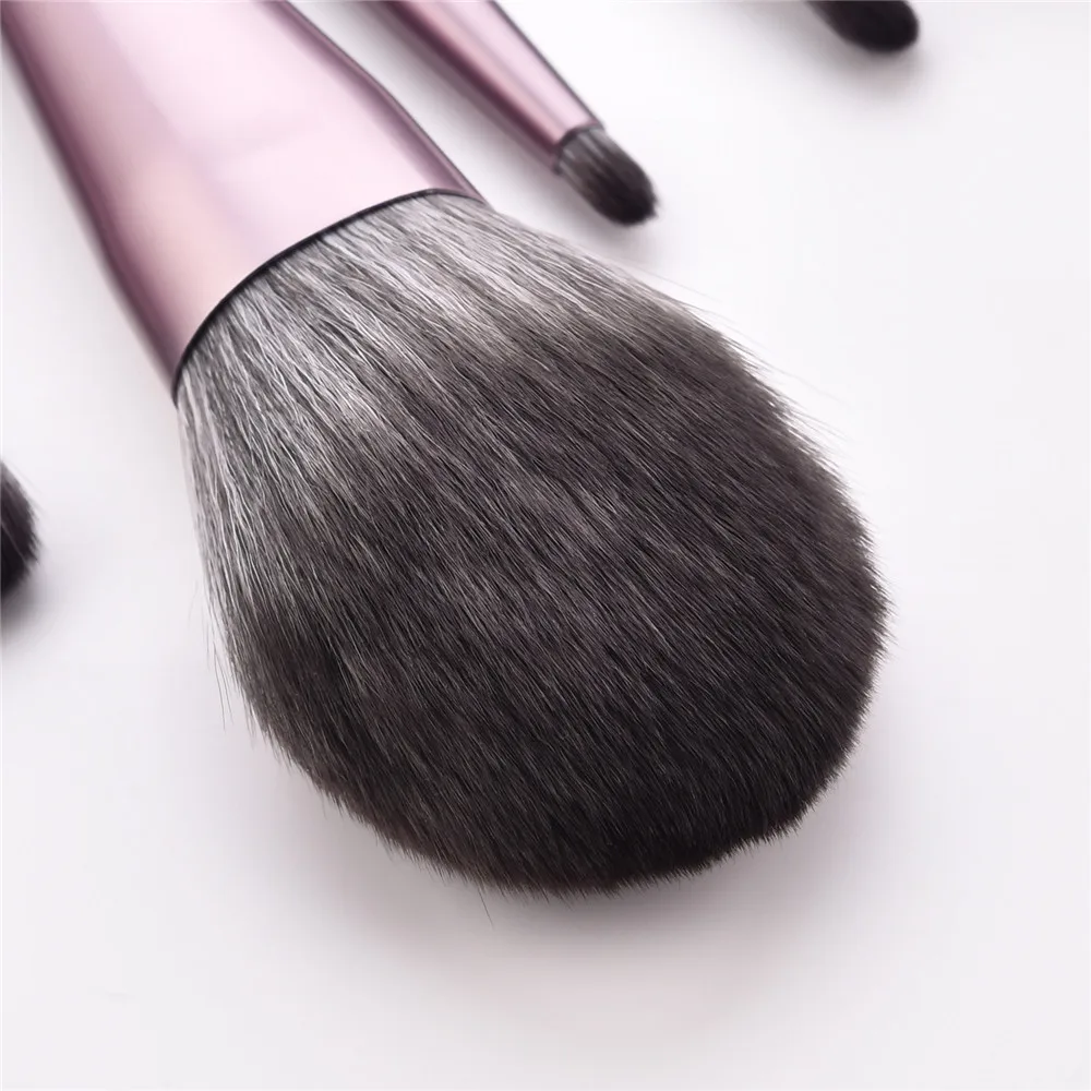 7 Stück Make-up Pinsel Weihnachts geschenk lila Profi für Foundation Puder Make-up Pinsel Beauty Tools