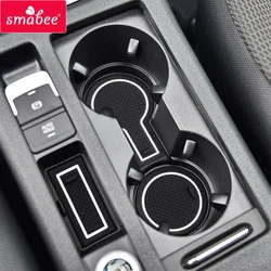 Anti-Slip Gate Slot Cup Mat for VW Golf 7 GTI R 2013 2014 2015 2016 2017 2018 2019 MK Door Groove Non-slip Pad Rubber Coaster