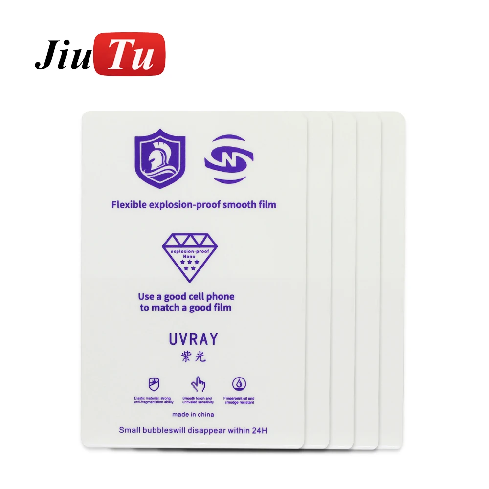 50Pcs Wholesale Jiutu Tablet Hydrogel Film Smart Mobile Phone For iPhone 12Mini Screen Protector Film