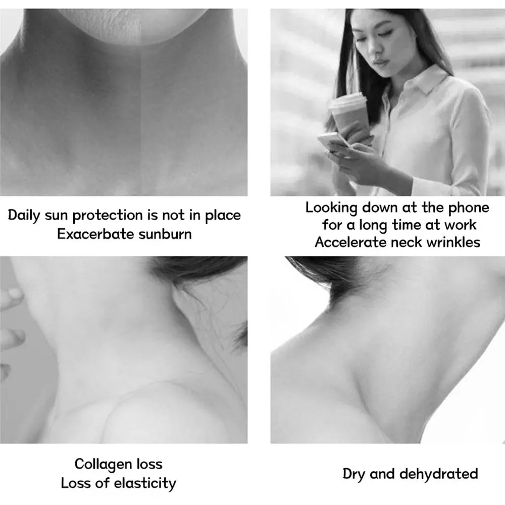 Hals Rimpel Remover Led Photon Therapie Gezicht Massager Gezicht Lifting Tool Verwarming Huid Draai Verminder Dubbele Kin Anti-Rimpel