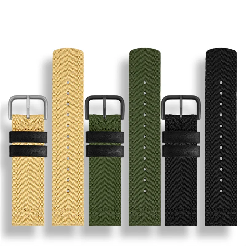 

Nylon Watch Band For Casio PRG-600YB PRG-650 PRW-6600 GA2000 GA2100 Army Green Men's Canvas Watch Strap 24mm Wristwatch Bracelet