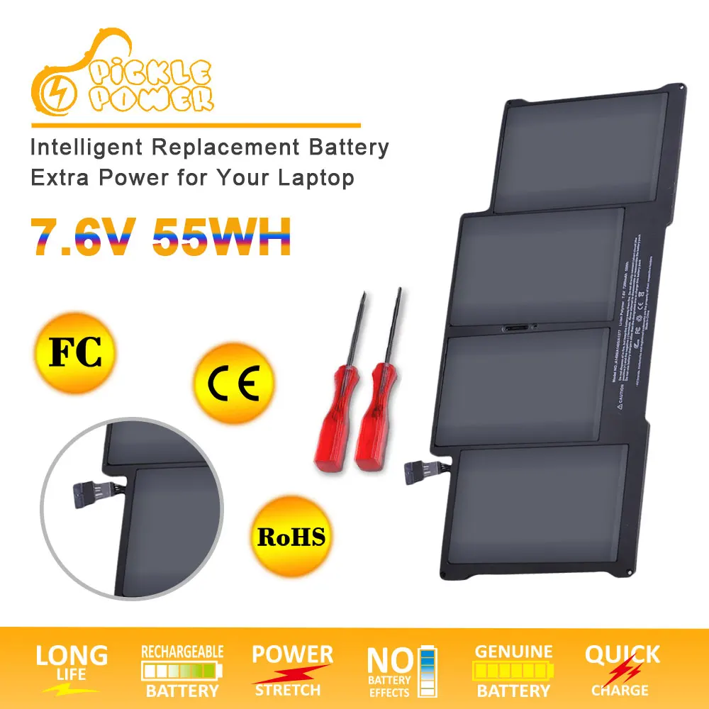 

A1405 Laptop Battery for Apple MacBook Air 13" A1466 2012 year A1369 2011 2012 2013 2014 production Replace A1370 A1496