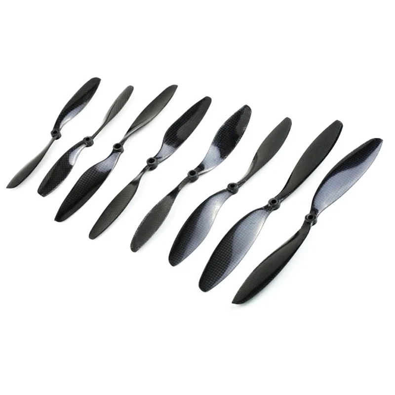 2pair APC 8045 1045 1047 1147 1238 1260 1245 Carbon Fiber Propeller CF Props Blade For RC Quadcopter Hexacopter Multi Rotor UFO