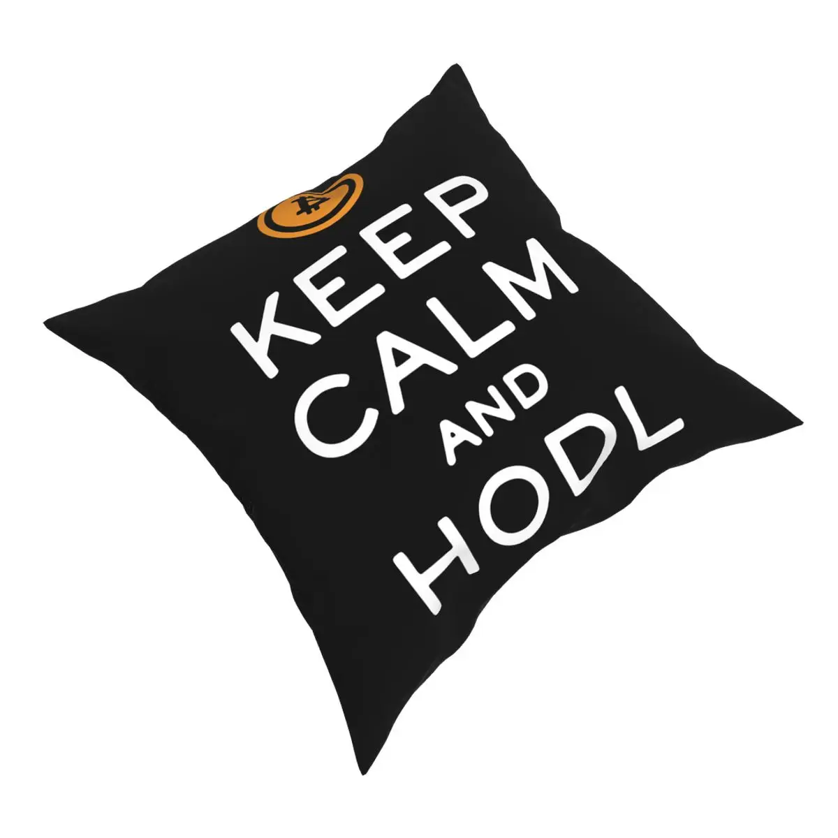 Keep Calm And HODL Bitcoin Pillowcase Home Decorative Crypto Currency Cushion Cover Throw Pillow for Sofa Polyester