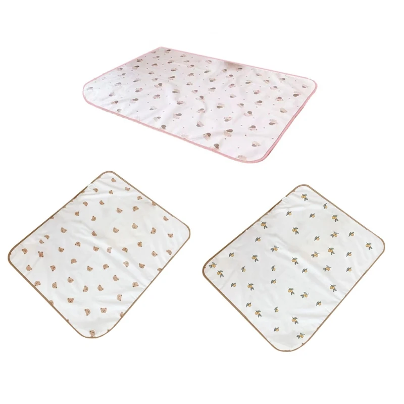 Reusable Baby Changing Pad Cover Waterproof TPU Changing Mat Breathable Leak Proof Diaper Mattress Infants Floor Play Cushion Ma