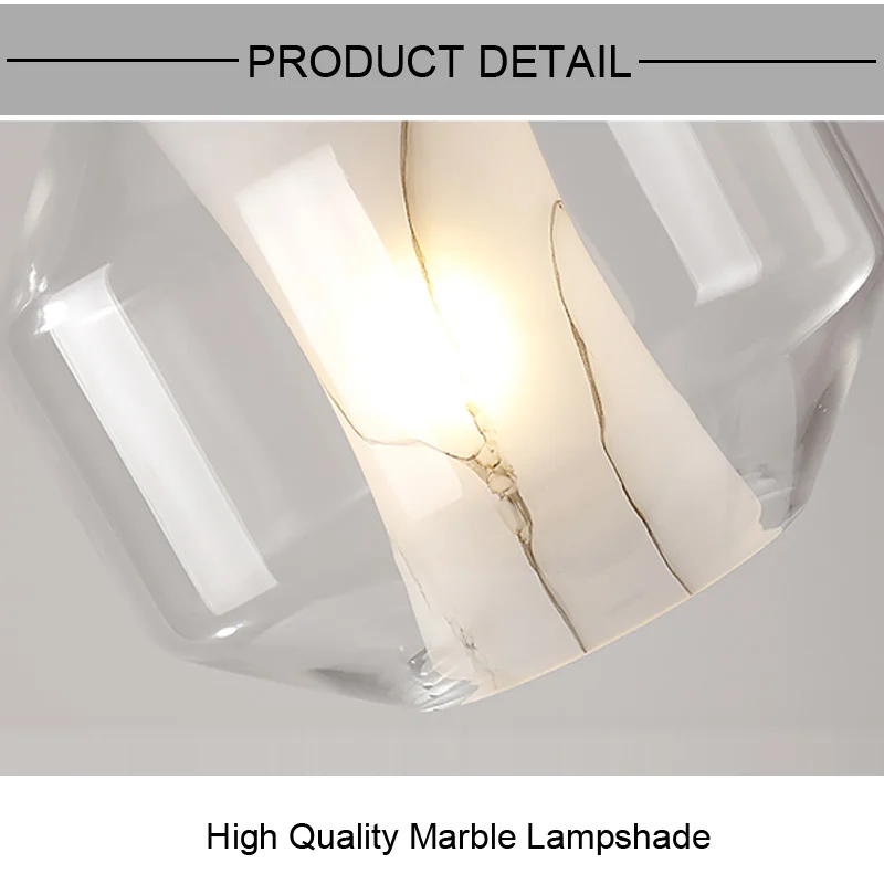 مطعم بار قلادة مصباح ما بعد الحداثة الحد الأدنى الزجاج الأبيض معلقة ضوء الشمال موضة E27 LED الزجاج الإضاءة الإنارة #6