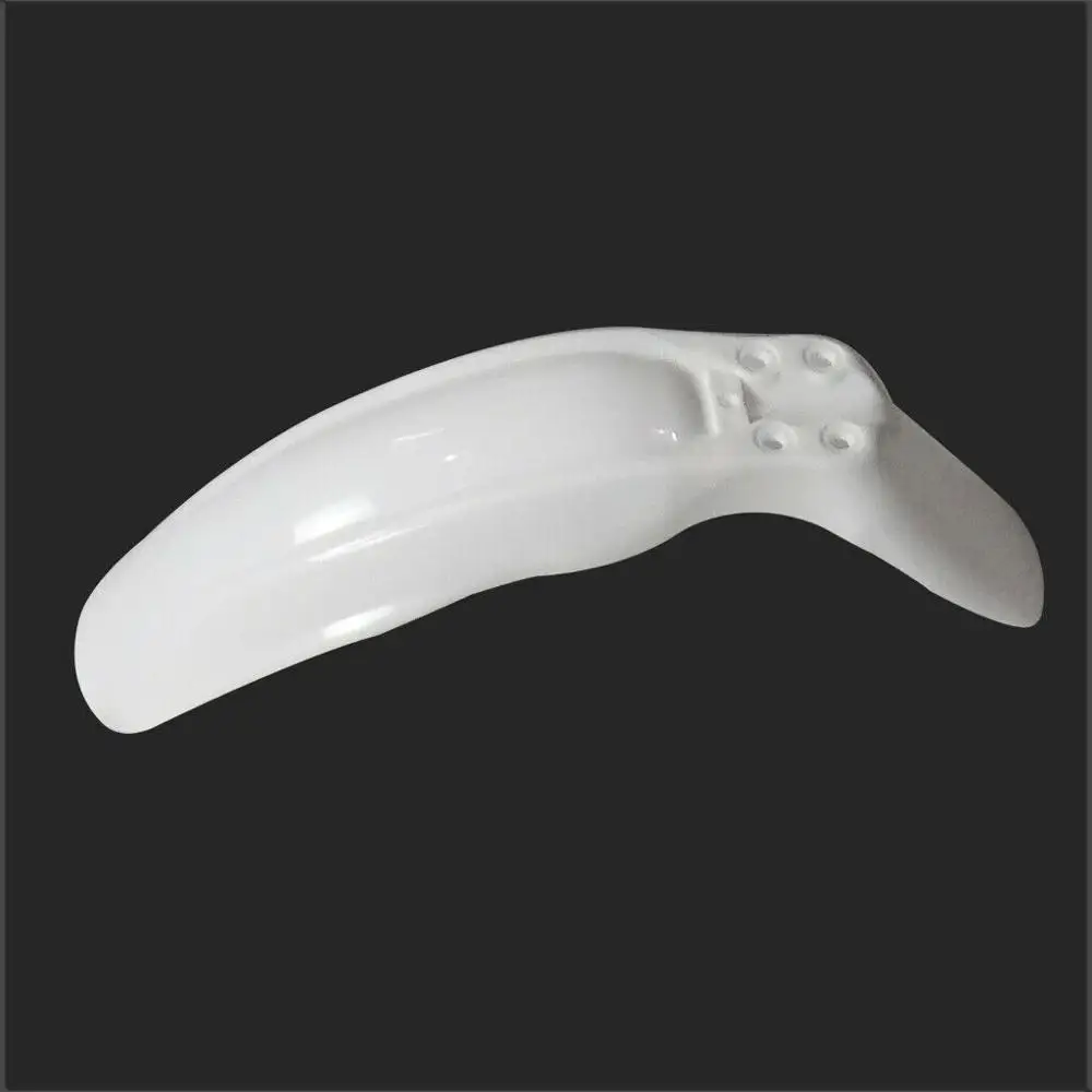 White Plastics Front Fender for KAWASAKI KLX 110 KX65 Pit Dirt Bike Motorcycle