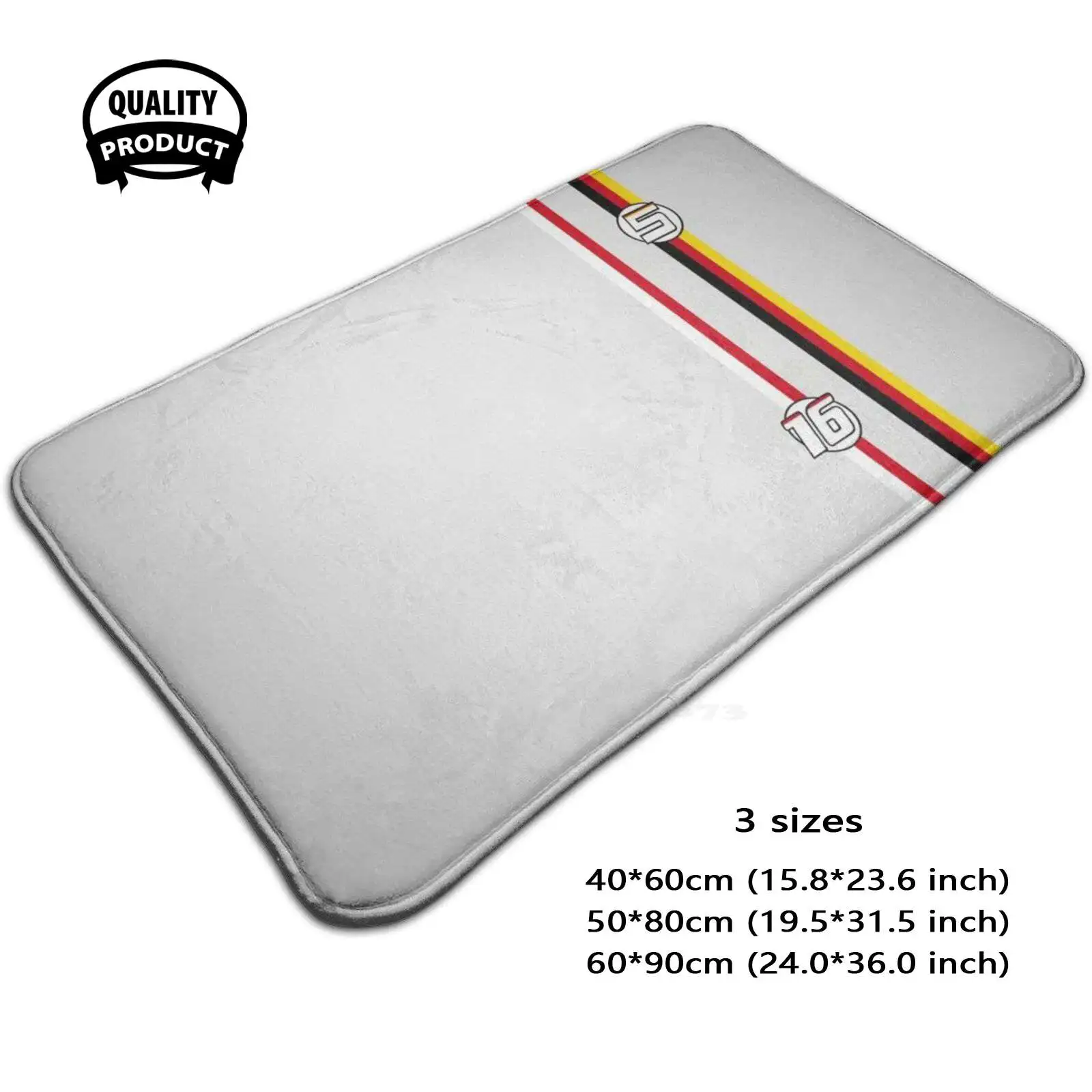 Seb5 Charles16 Мягкая подушка Домашний ковер Коврик для двери Автомобильный коврик Себастьян Феттель Чарльз Леклер Скадрия