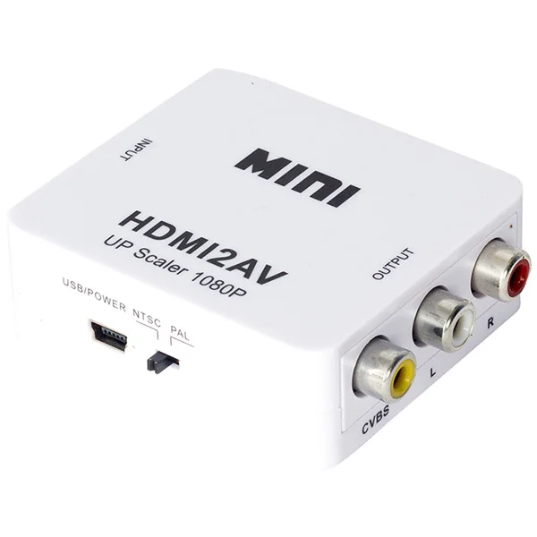 POWERMASTER PM-12861 HDMI TO RCA CONVERTER CONVERTER MINI MODEL PLASTIC CASE 1920 X1080 * NARİTA PRD-1022