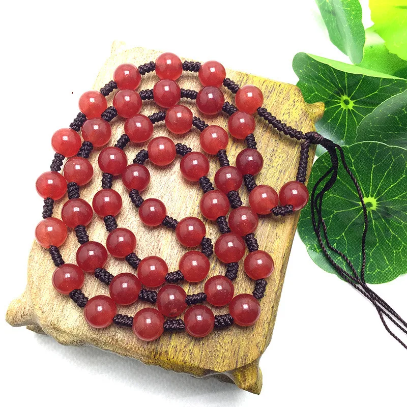 Hot Selling Natural Hand-carve Jade Pendant Braided Rope Necklace Pendant Fashion Jewelry Accessories Men Women Luck Gifts