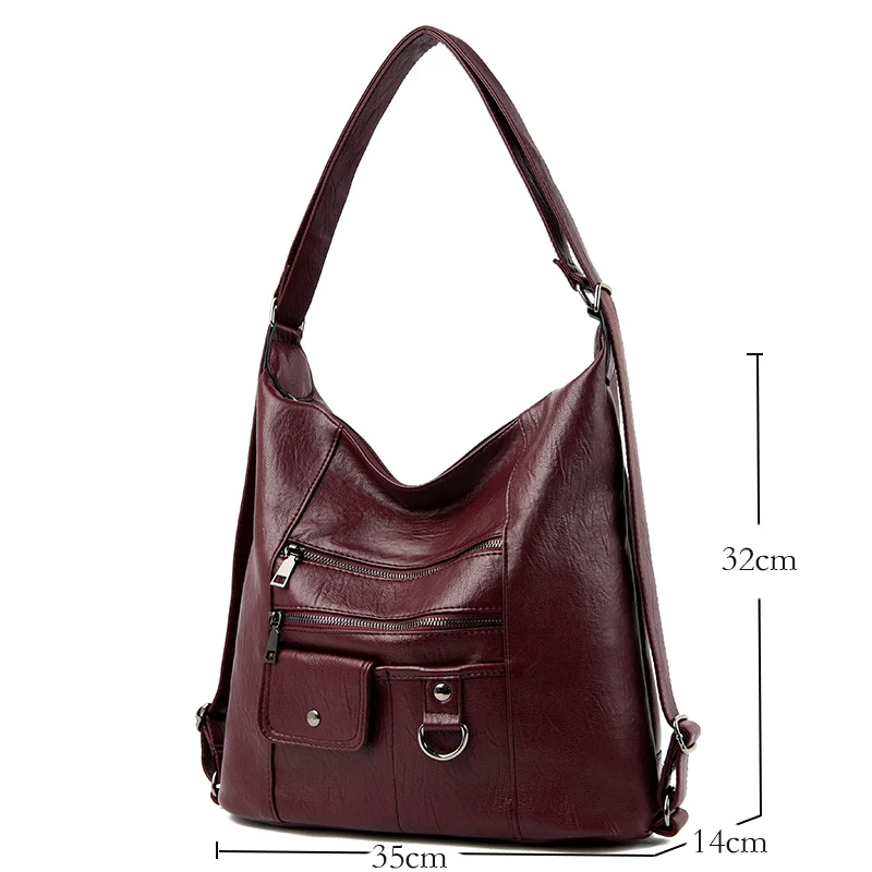 Luxury Casual Tote 3in1 Women Bag High Quality Leather Ladies Hand Bags for Women 2024 Shoulder Bag Crossbody Bags Sac A Main