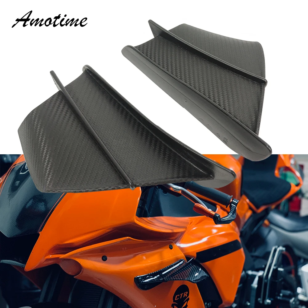 

For YAMAHA R15 R25 R3 R6 R1 FZ1 FZ6 FZ8 Motorcycle Modification Accessories Aerodynamic Fixed wind Wing Kit Spoiler