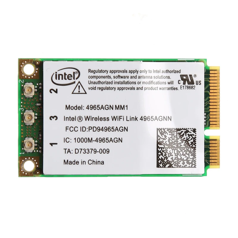 Двухдиапазонная 300 Мбит/с WiFi Link Mini PCI-E беспроводная карта для 4965AGN NM1