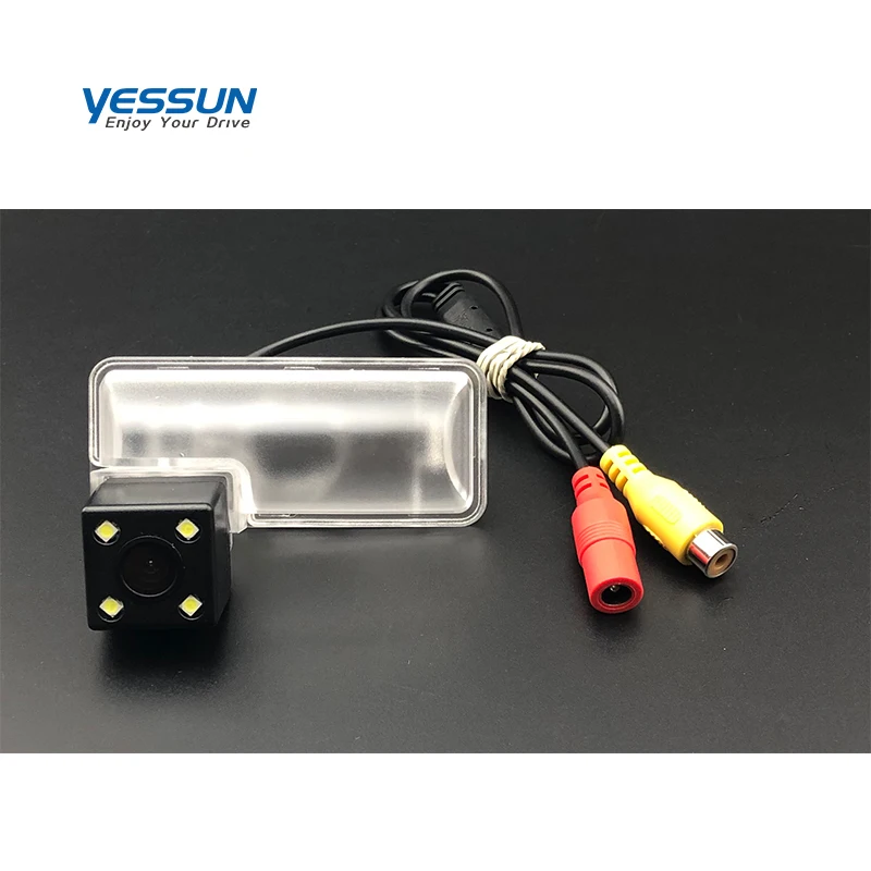 Yessun License Plate Rear View Camera 4 LED Night Vision 170 Degree HD For Subaru XV VX Crosstrek Impreza 2011~2015