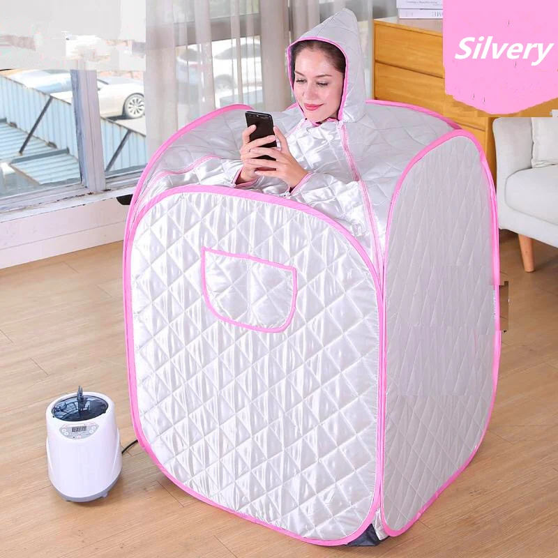 

Portable Sauna Steam SPA Heater Room Slimming Sauna kits Detox Machine Shower Room Steamer Wet sauna