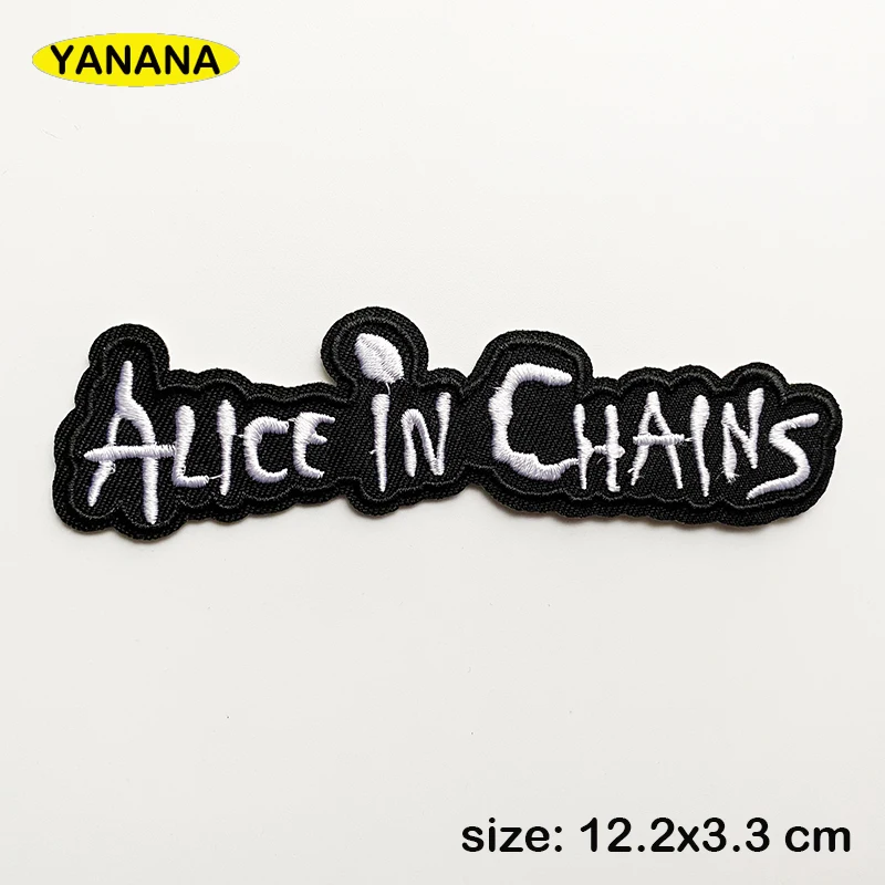 BAND ROCK MUSIC Iron On Patches Cloth Mend Decorate Clothes Apparel Sewing Decoration Applique Badges Heavy Metal