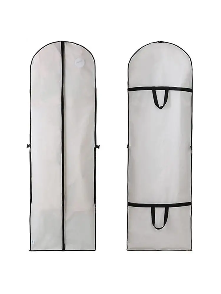 180x60cm Clothes Hanging Garment Dress Clothes Suit Coat Dust Cover Home Storage Bag Long Coat Suit Wedding Dress Cover