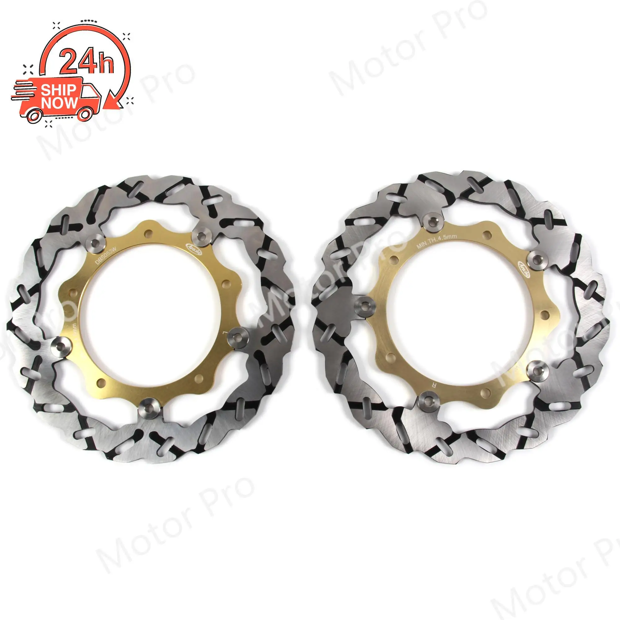 Motorcycle Aluminum Front Rear Brake Disc Disk Rotor Kit For Yamaha XP T-MAX TMAX 530 ABS 2012 2013 2014 2015