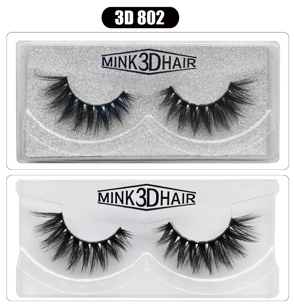 10 Paar 3D-Nerzwimpern, Anbieter, natürliche falsche Wimpern, Make-up, Wimpern, künstliche Wimpern, Großpackung – Detail 9