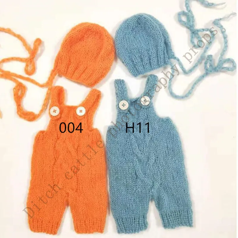 Newborn Photography Props Newborn Hats & Pants Hand-woven