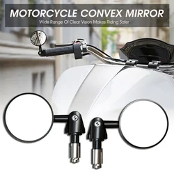 2pcs/Pair Motorcycle Rear View Mirrors Round 7/8