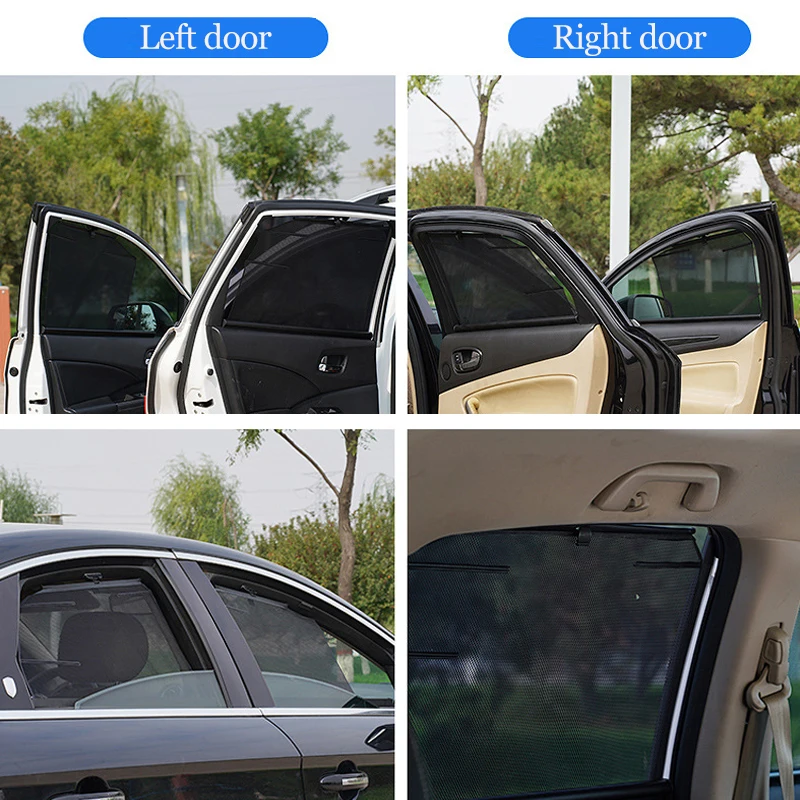 For Jaguar F-Pace XF XFL XJL Vehicle Special Side Window Automatic Lifting Sunshade Sunscreen Insulation Telescopic Curtains