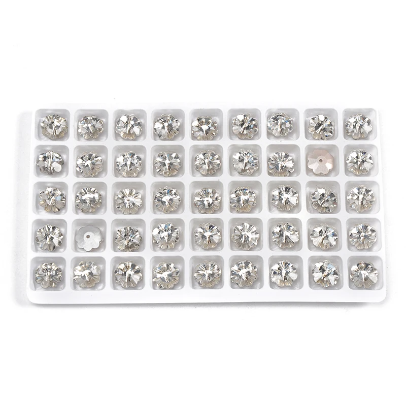 YANRUO 3700 All Sizes Crystal Clear Margarita Glittering Stones Flatback Strass Glass Rhinestones For Sewing Accessories