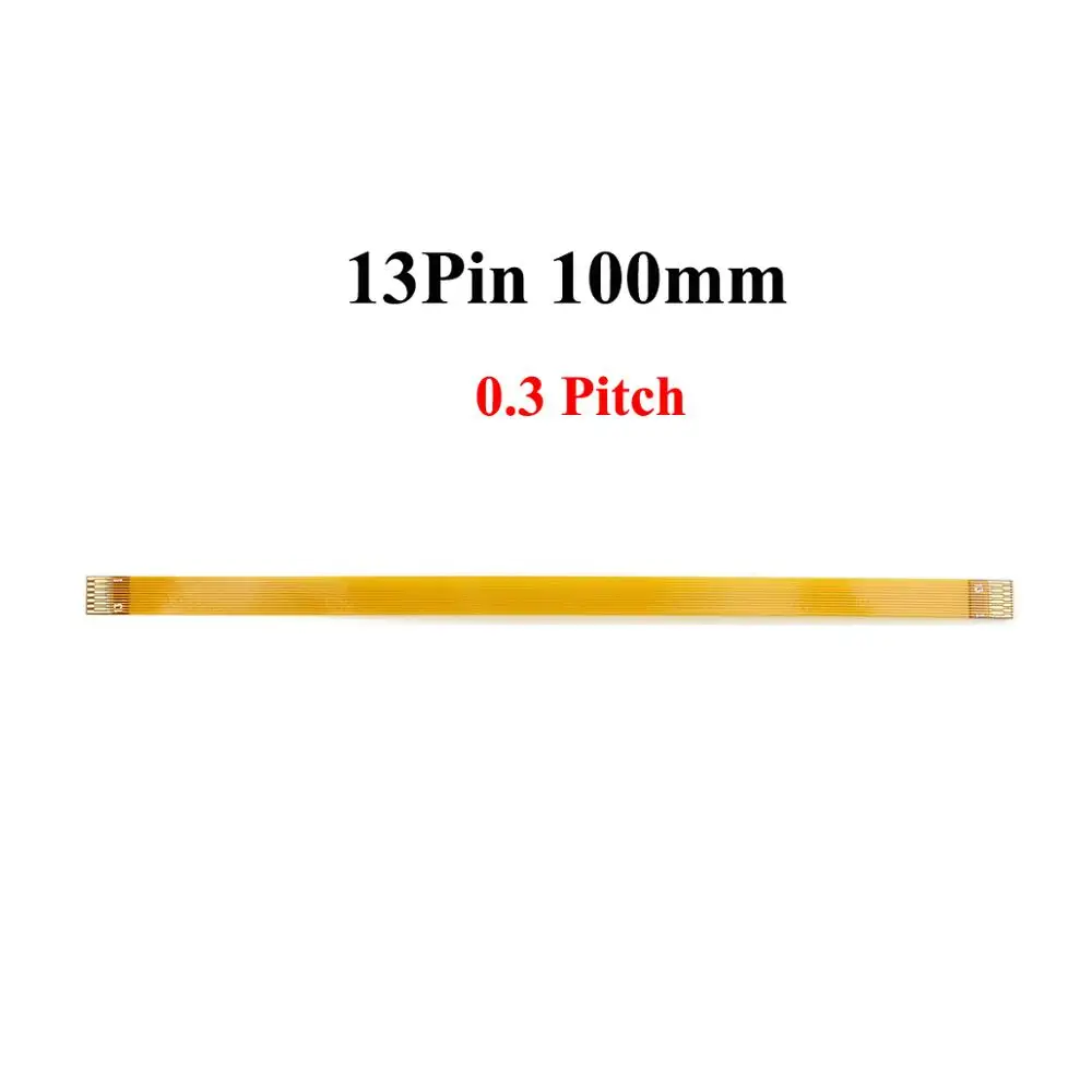 YuXi 0.3mm pitch 13 21 23 25 27 21 33 39 45 51 Pin FFC FPC Flexible Flat Cable Gold plated Ribbon Cable