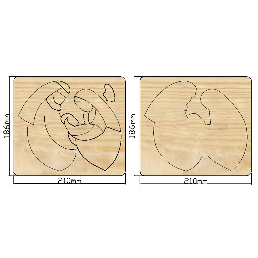 

2022 New nativity Baby Cutting Dies Wood Dies Suitable for Common Die Cutting Machines on the Market