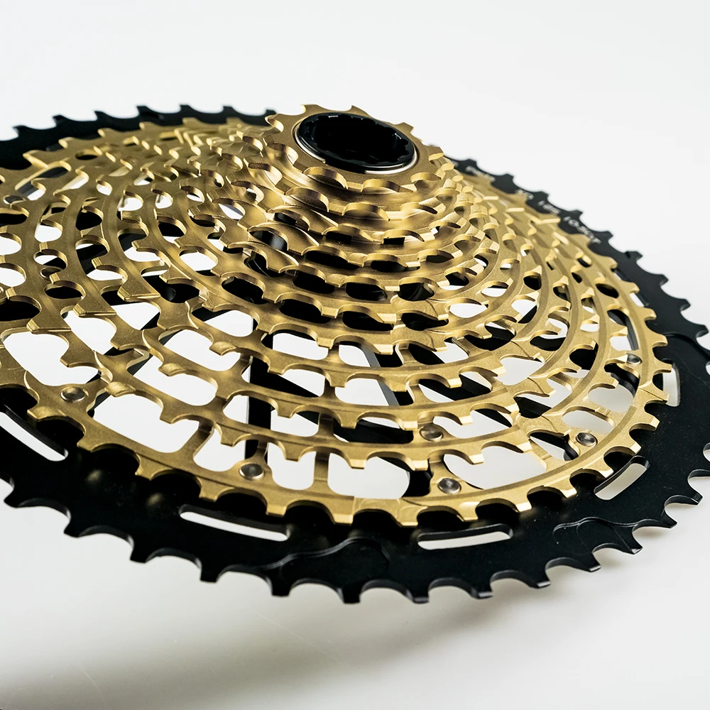 2024ZRACE ALPHA EX 12S XD Cassette 12Speed MTB bike freewheel 10-50T-52T-Gold,compatible XD freehub,XX1 X01 GX NX Eagle ZR-XD EX