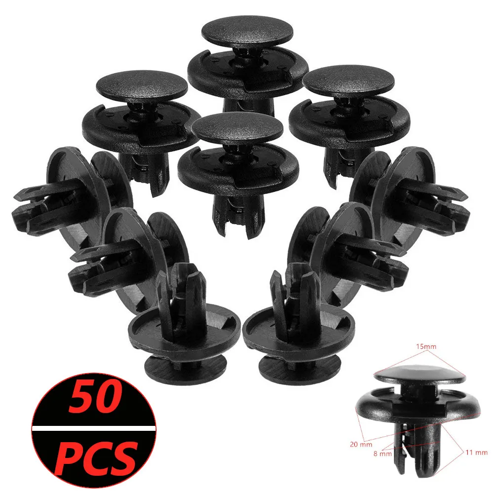 50pcs Car Door Trim Panel Clip Fasteners for Geely Emgrand X7 EC7 Atlas Boyue