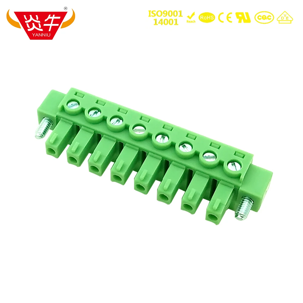 

5.08mm 15EDGKM 2P ~ 12P PCB CONNECTOR PLUG-IN TERMINAL BlOCK KF2EDG15KM 5.08 2PIN ~ 12PIN MC 1,5 STF 1847356 PHOENIX CONTACT