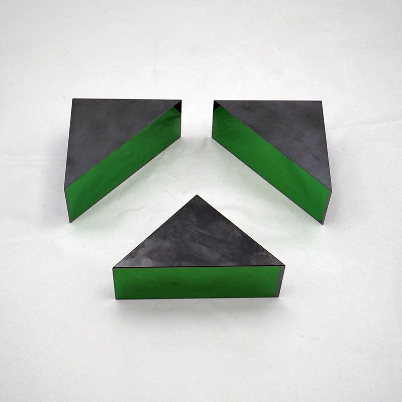 60*60*40 Mm Wholesale Silicon Prism Inframerah Prisma Silikon Sudut Kanan Prisma Tunggal Silikon Kristal Prisma Inframerah lensa Optik