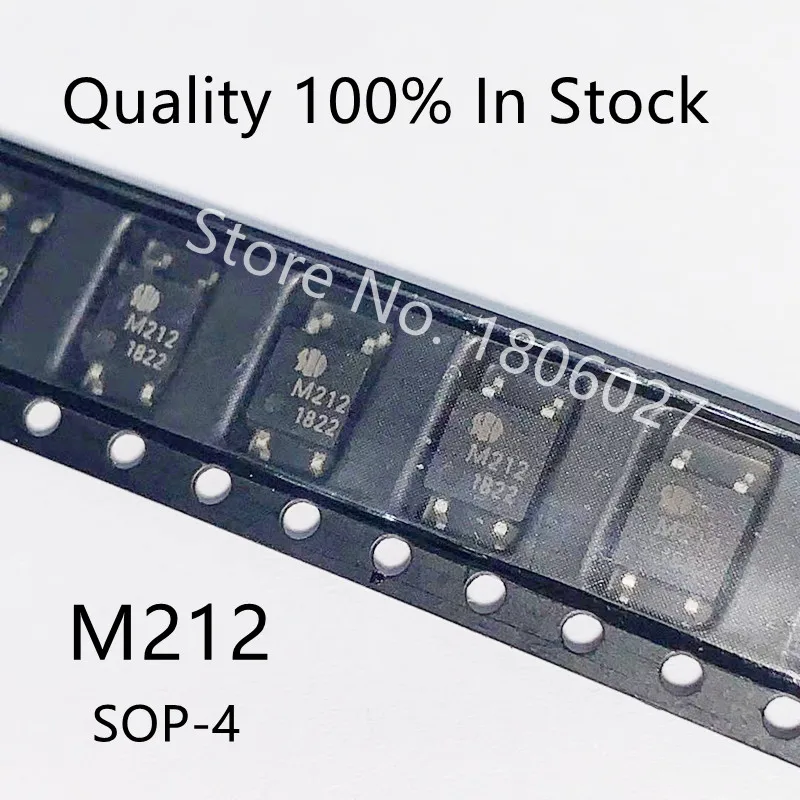 

10PCS/LOT M212-TR Silkscreen M212 SOP4 Optocoupler Optocoupler Solid State Relay