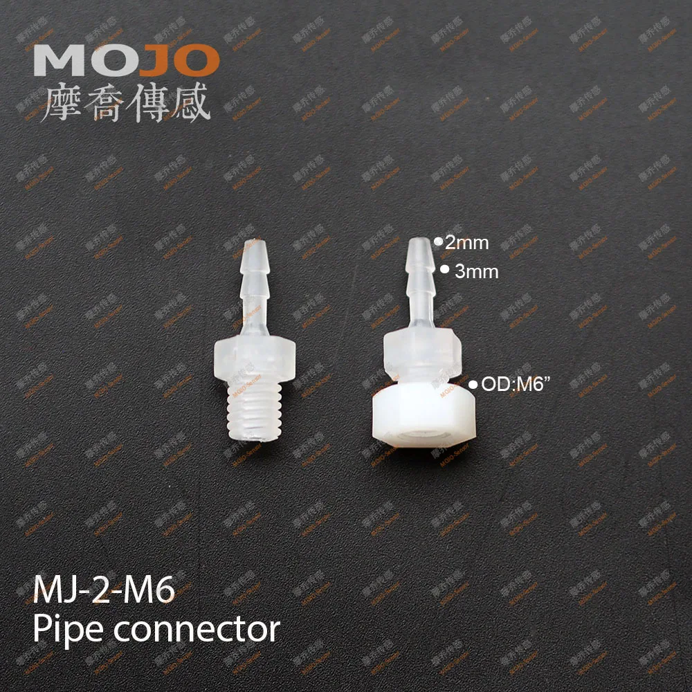 

2020 Free shipping!!MJ-2-M6 straight nozzle connector (100PCS/LOTS)