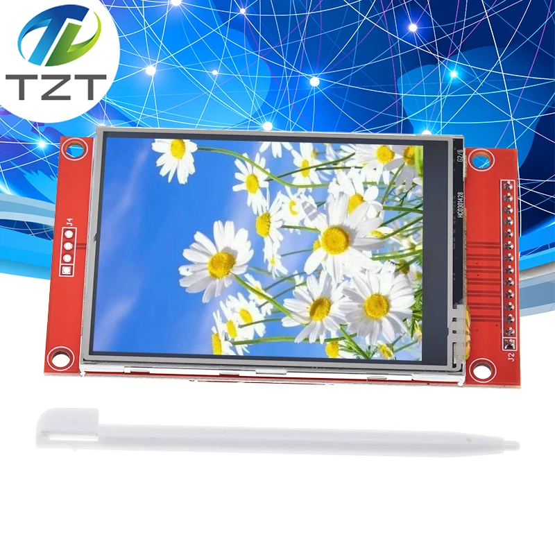 

240x320 2.8" SPI TFT LCD Touch Panel Serial Port Module With PBC ILI9341 / ST7789V 2.8 Inch SPI Serial Display With Touch Pen