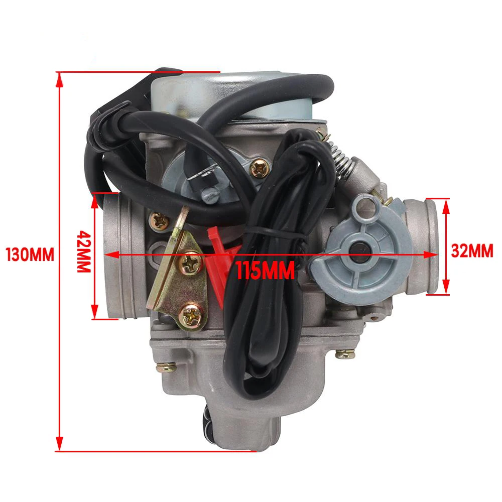 Motorcycle 24mm Carburetor PD24J Carb Carburetor For Yamaha GY6 125cc 150cc Scooter Moped PD24J CVK Carburetor CARB Scooters