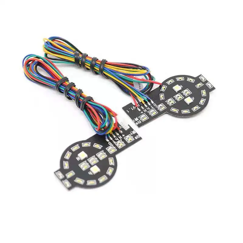 Front Rear Linkage Lighting System LED Light Group for 1/10 RC Crawler Car Traxxas NEW Ford Bronco TRX-4 DIY