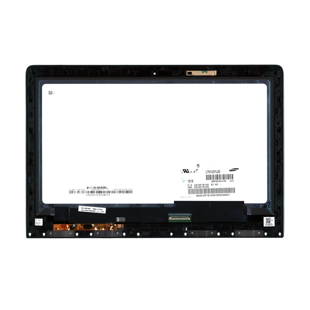 Imagem -03 - para Yoga Pro 1370 Lenovo 13.3 Portátil Lcd Montagem da Tela de Toque Quadro Fru 5d10k81630 5d10g97569 3200*1800 5d10f76130 Ltn133yl03