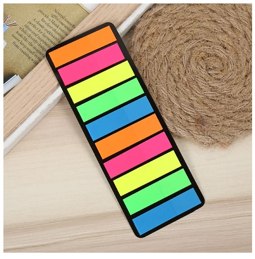 1PC 3 Designs Farbe Sticky Note Label Index Büro studenten Memo Pads(ss-325)