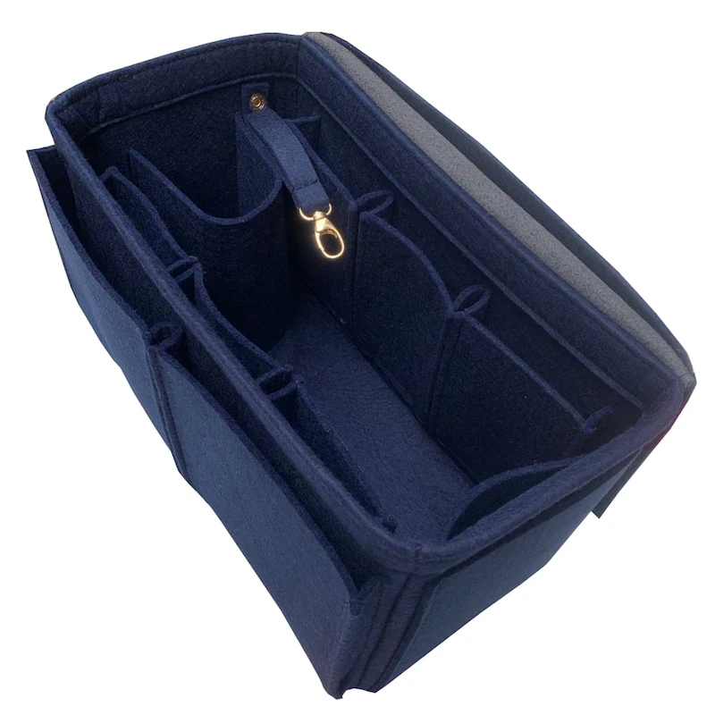 Bolso de mano para Onthego MM GM, organizador, delineador, Insert-3MM, fieltro Premium, hecho a mano, 20 colores