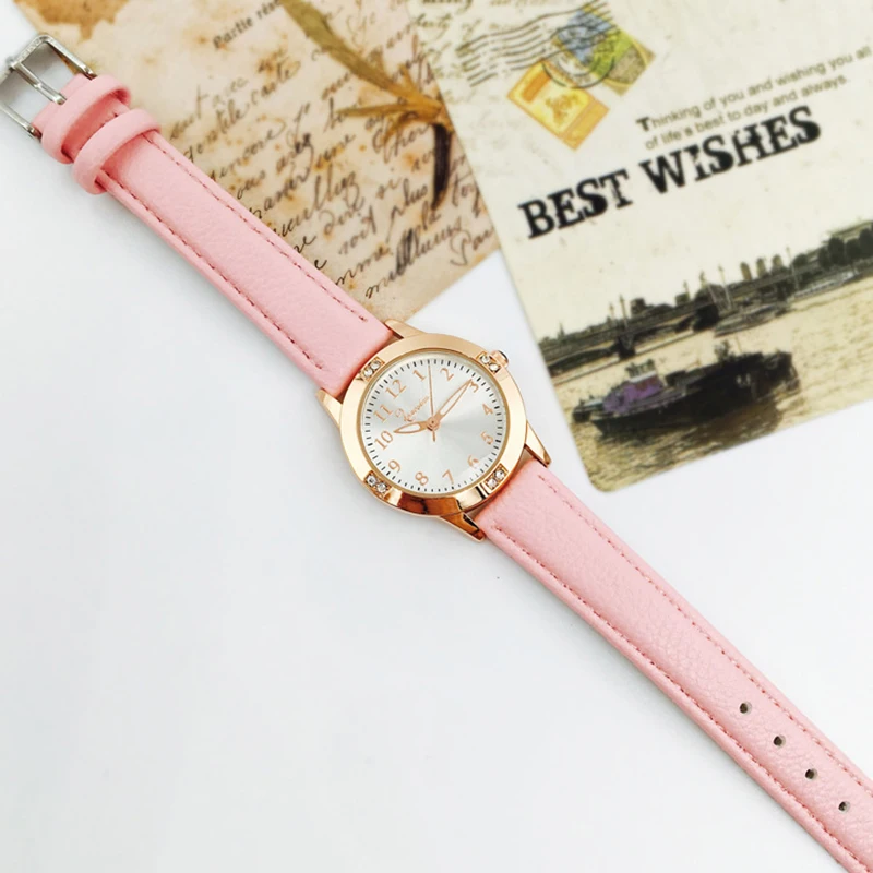 UTHAI CQ22  Kids Children Quartz Watch for Girls watches clocks watches girls wristwatch leather clock child girl rose gold