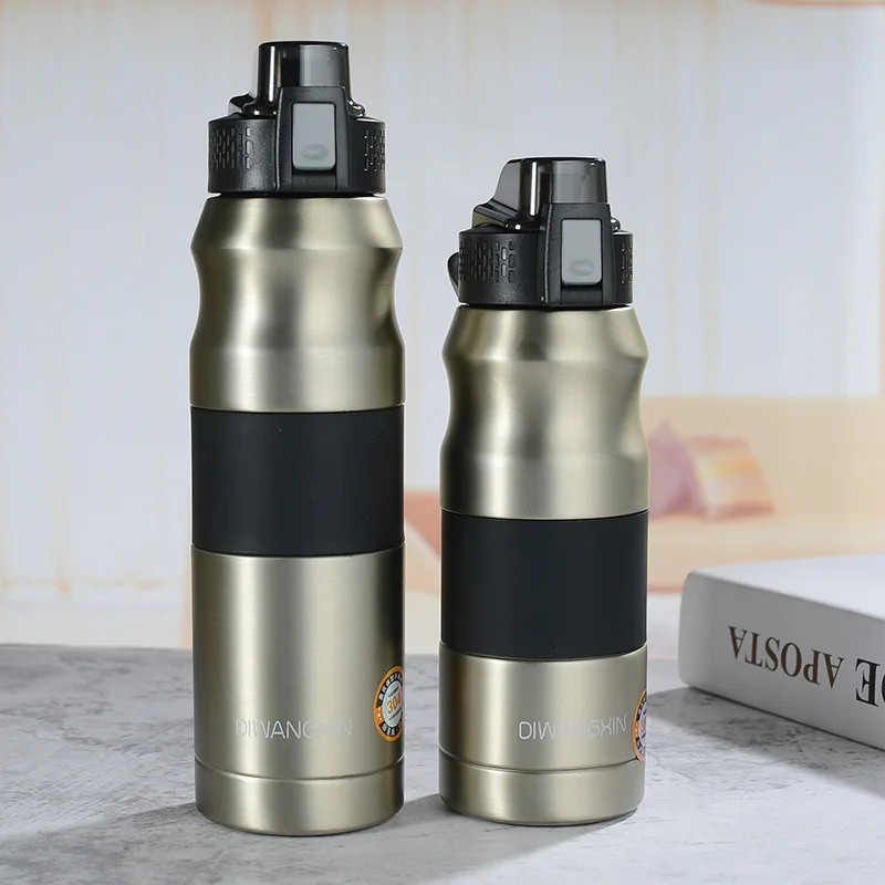 500ml/680ml Double Stainless Steel Sport Vacuum Flask Portable Outdoor Climbing Thermal Bottle Coffee Tea Insulation Cup