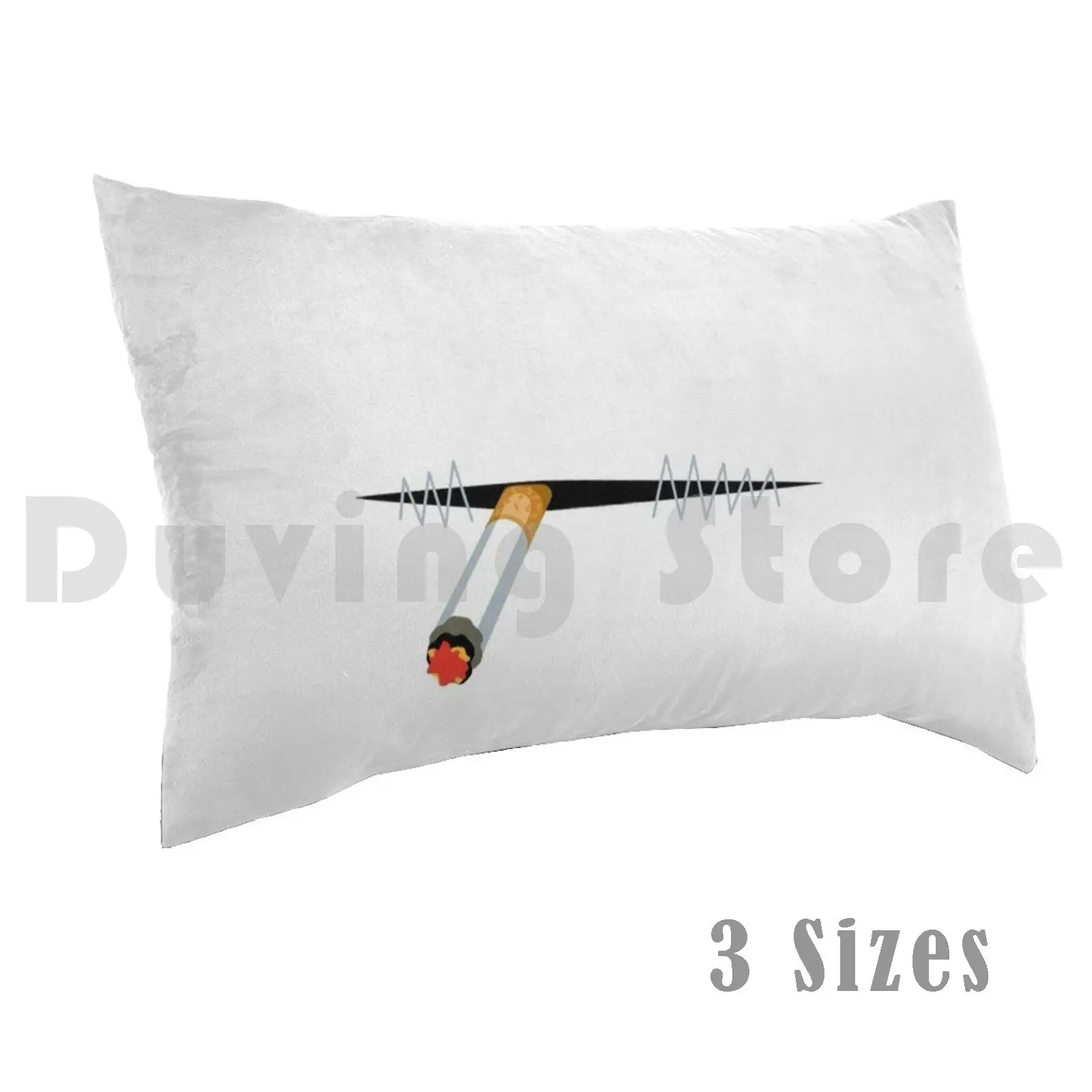 Smoking Cigarette Humorous Funny Pillow Case Printed 50x75 Smoking Cigarette Funny Cute For Smoker Fun Fun